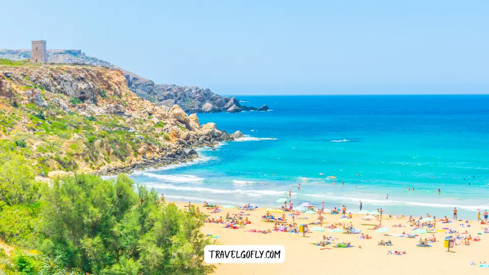 Golden Bay or Għajn Tuffieħa Beach
