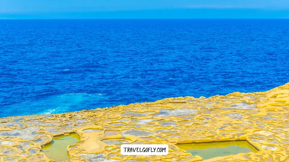 the Salt Pans near Marsalforn